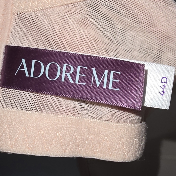 NWOT Adore Me Marella Contour Plus Demi Lace Peachy Beige Lined Size 44D 44 D - Picture 8 of 9